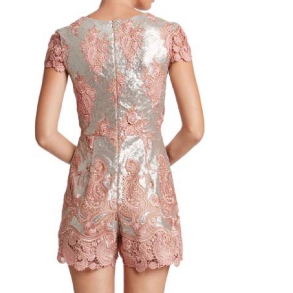 Sequin & Lace Romper - Picture 3 of 6